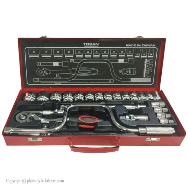 جعبه بکس توسن مدلt1252-24M-6 سایز 24 پارچه 6 پر - Image 1