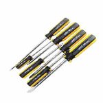 پیچ گوشتی زرد و مشکی سایز 75*3.2 لایت LIGHT