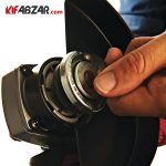 تعویض صفحه مینی فرز دسته بلند 1750 وات میلواکی مدل AGV 17-125 XE