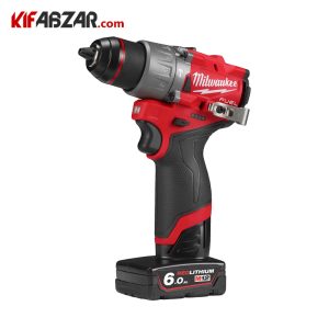 دریل پیچ گوشتی چکشی شارژی 12 ولت میلواکی مدل M12 FPD-602X