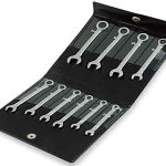 آچار های سری یکسره کوتاه 10 عددی اینچی تاپ تول TOPTUL