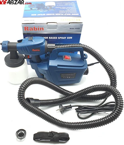 پیستوله برقی رنگ پاش رابین مدل R5030 7 پیستوله برقی رنگ پاش رابین مدل R5030