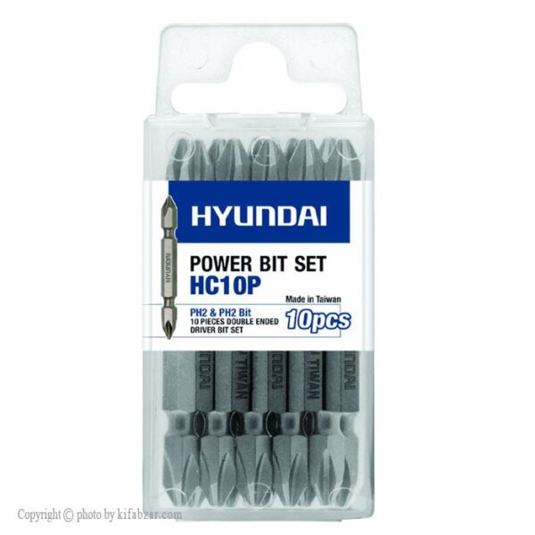 سر پیچ گوشتی 10 عددی هیوندای مدل hc10p دوسرچهارسو - Image 1