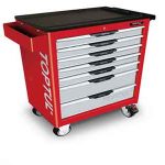 جعبه ابزار 7 کشو چرخ دار (قرمز) تاپ تول TOPTUL