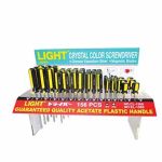 پیچ گوشتی 156 عددی زرد و مشکی - استند لایت LIGHT