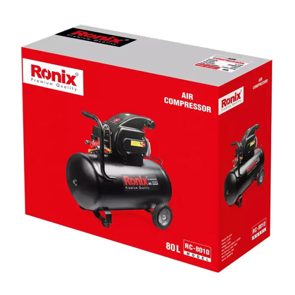 کمپرسور باد 80 لیتری رونیکس مدل RC 8010 - Image 16