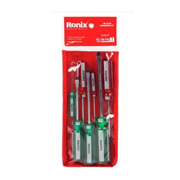 مجموعه 7 عددی پیچ گوشتی ساعتی رونیکس مدل RH 2702 - Image 6