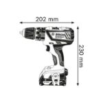 دریل پیچ گوشتی شارژی بوش مدل GSB 18-2-LI Plus - Image 3