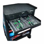 جعبه ابزار 7 کشو چرخ دار ذغالی بدون ابزار تاپ تول مدل TCAQ0707 - Image 3