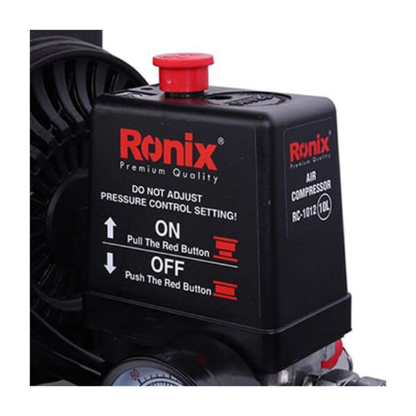 کمپرسور باد سایلنت 10 لیتری رونیکس RC 1012 - Image 11