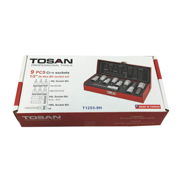 کیت بکس آلنی 9 عددی توسن مدل T1253-9H - Image 5