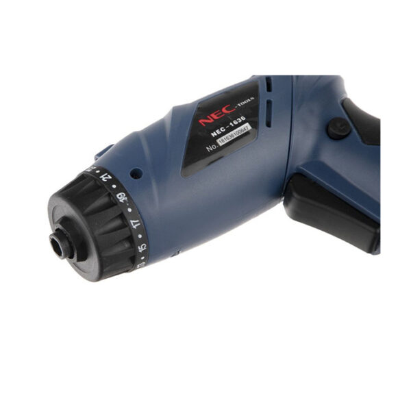 پیچ گوشتی شارژی ان ای سی مدل NEC-1636 - Image 4
