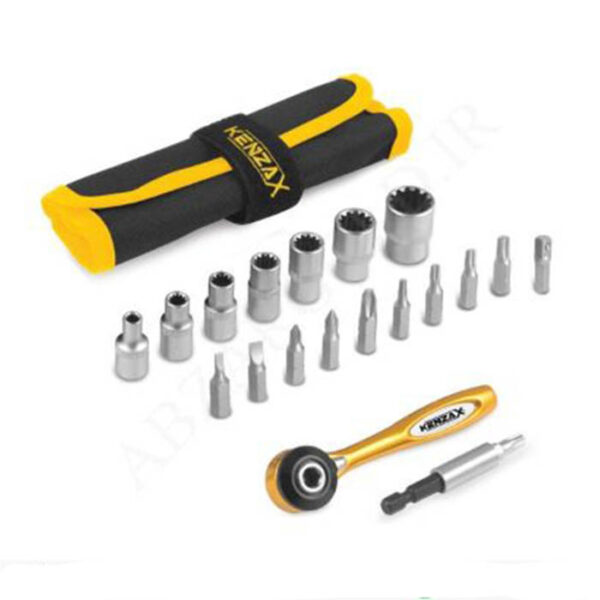 مجموعه 23 عددی پیچ گوشتی تعمیرات کنزاکس مدل KMR-123 - Image 4