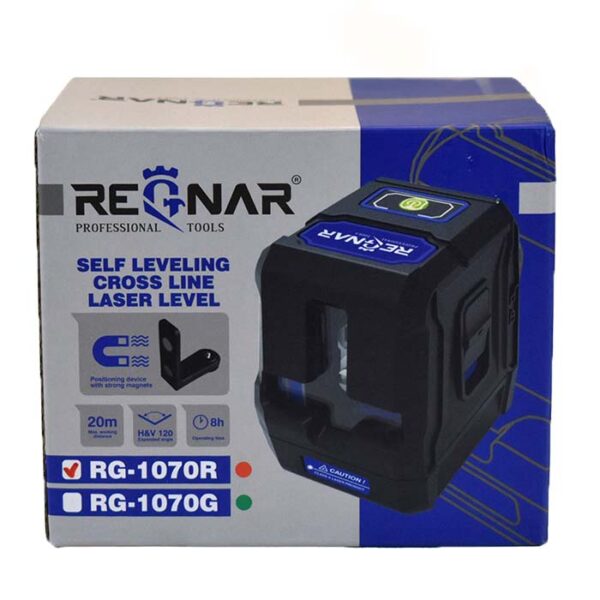 تراز لیزری دو خط نور قرمز رگنار مدل RG 1080R - Image 3