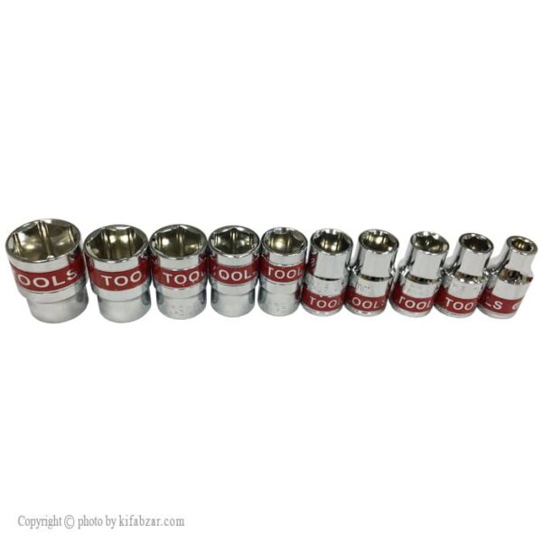 مجموعه 12 عددی آچار و سری بکس هنگ تیو تولز مدل 12 PCS - Image 9