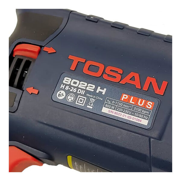 دریل بتن کن 3 کیلو توسن مدل 8022H PLUS - Image 3