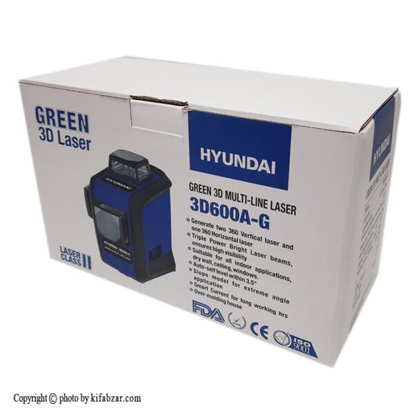 ترازلیزری سه بعدی هیوندای نورسبز مدل 3D600A-G - Image 6