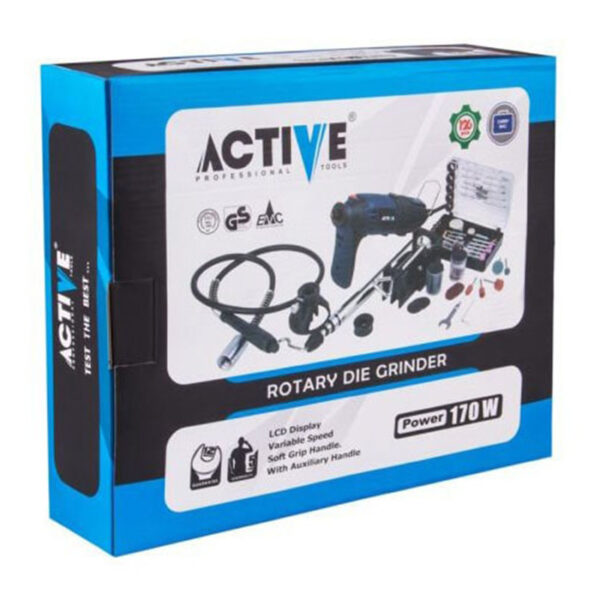 کیت فرز مینیاتوری دیجیتال  126 پارچه اکتیو مدل AC-2871G - Image 11