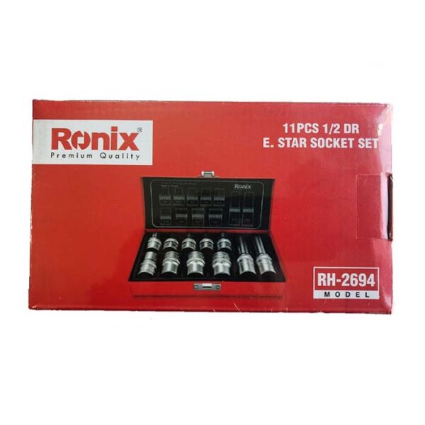 جعبه بکس 1/2 اینچ 11پارچه E رونیکس مدل RH 2694 - Image 6