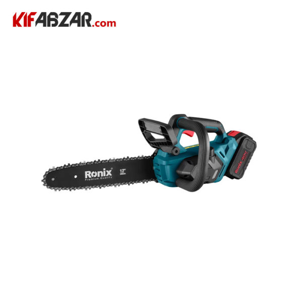 کیت اره زنجیری شارژی براشلس 40 ولت رونیکس مدل 8923-40V