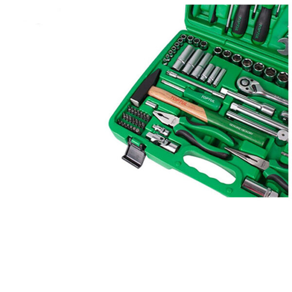 جعبه ابزار سبز 80 پارچه پلاستیکی تاپ تول مدل GCAI8002 - Image 4