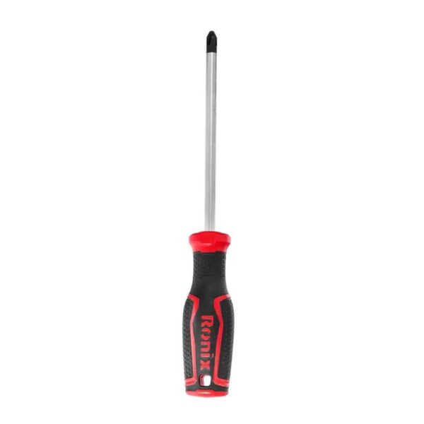 پیچ گوشتی دسته پلاستیکی دورنگ چهار سو رونیکس مدل RH 2802 - Image 4