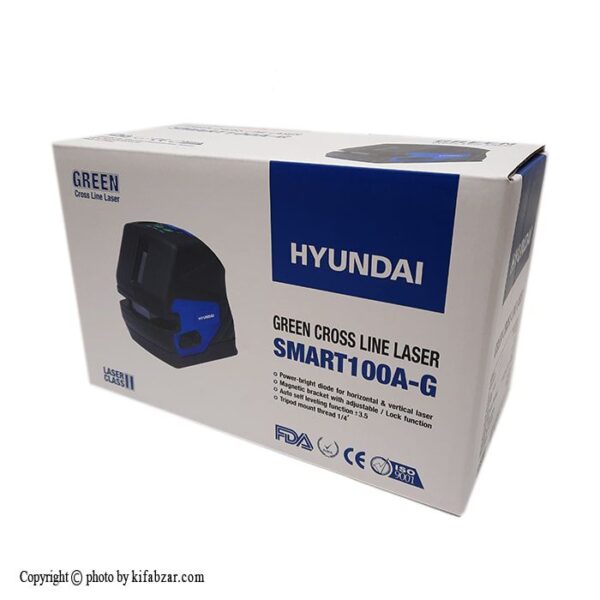 تراز لیزری نور سبز هیوندای مدل SMART100-AG - Image 3