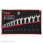 آچار سری 12 عددی دوسر تخت کیفی رونیکس مدل RH-2202 - Image 2