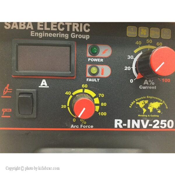 اینورتر جوشکاری صبا الکتریک مدل RINV-250-v جریان 250 آمپر - Image 6