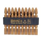 سری پیچ گوشتی یکسرچهارسو یکسر دوسو تیتانیوم رونیکس مدل RH 5410 - Image 3
