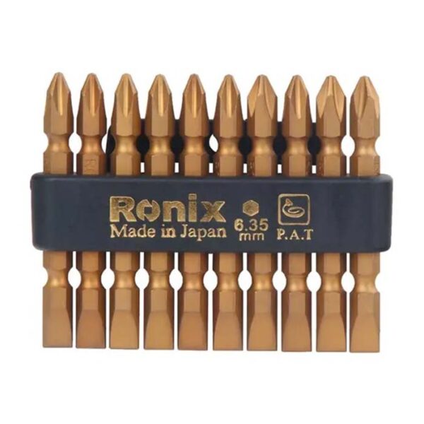 سری پیچ گوشتی یکسرچهارسو یکسر دوسو تیتانیوم رونیکس مدل RH 5410 - Image 3