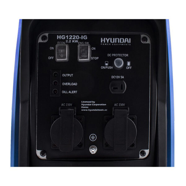 موتور برق اینورتر سایلنت هیوندای مدل HG1220-IG - Image 10