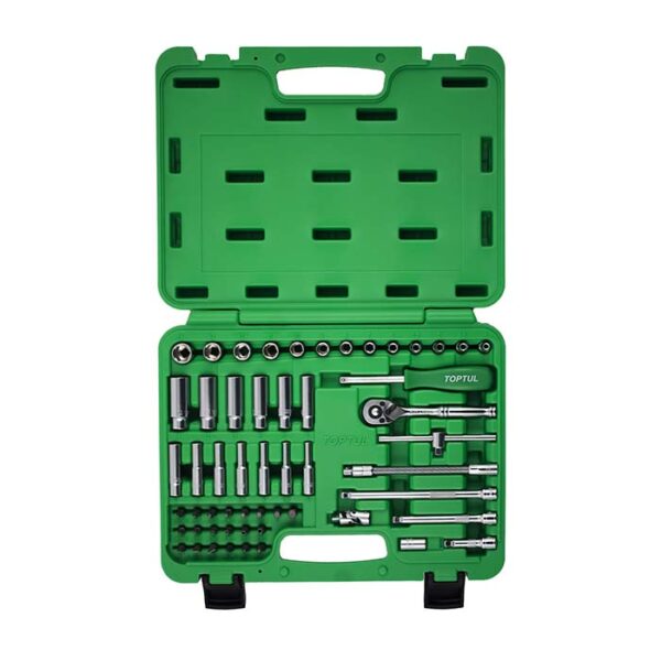جعبه بکس 1/4 اینچ 6 پر 55 پارچه تاپ تول مدل GCAI5501 - Image 9