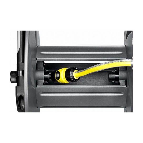 ست قرقره شلنگ سیار به همراه تفنگى و کانکتور و شلنگ کارچر مدل KIT M 80HT - Image 2