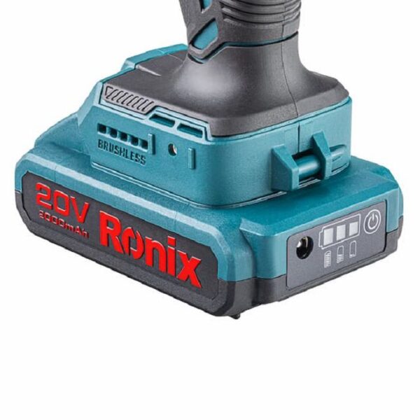 دریل شارژی 20 ولت براشلس رونیکس مدل 8900K - Image 7