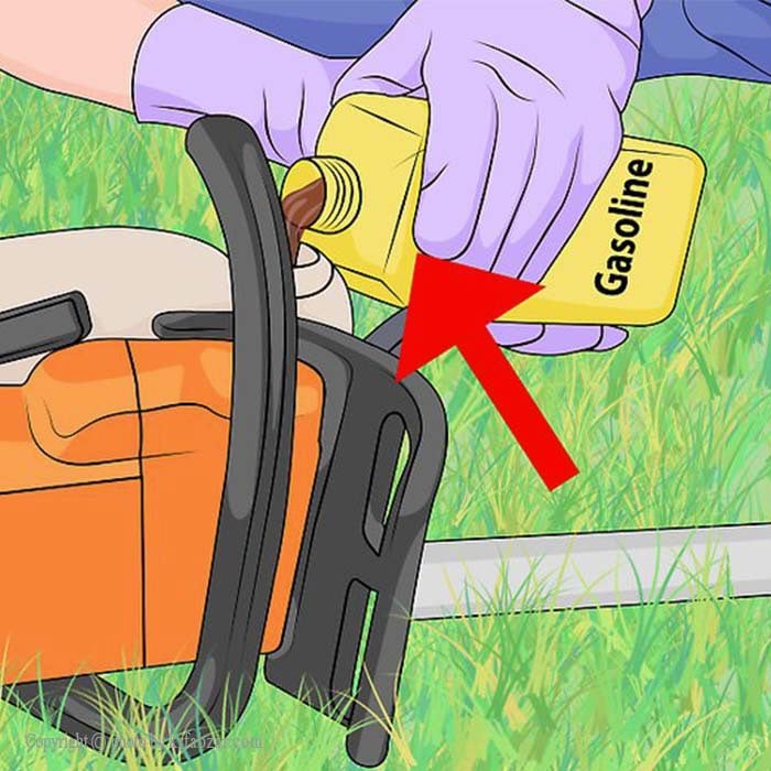 هرآنچه برای راه‌ اندازی اره زنجیری بنزینی باید بدانید 6