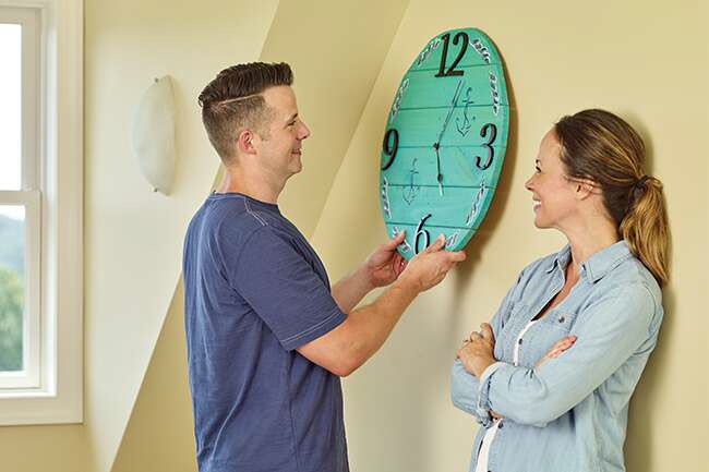 چگونه یک ساعت روستایی چوبی بسازیم؟ 8