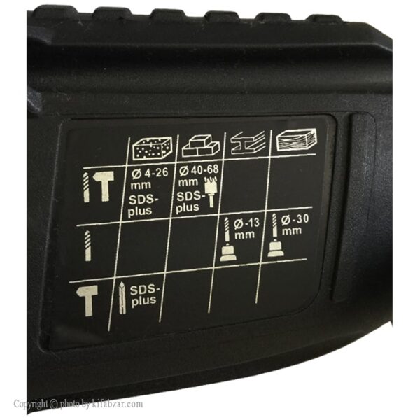 دریل بتن کن 3.1 کیلو رابین مدل R4008 - Image 8