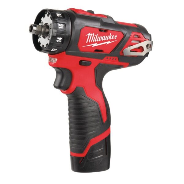دریل پیچ گوشتی شارژی میلواکی مدل M12BDDXKIT-202C - Image 9