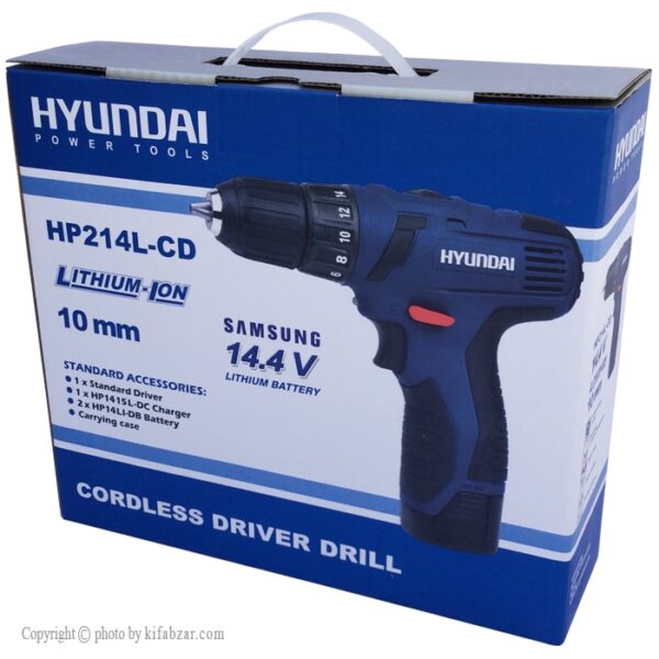 دریل شارژی هیوندای مدل HP214-CD - Image 16