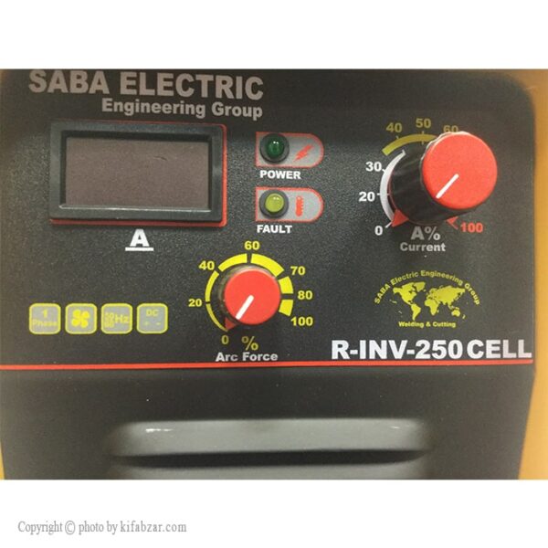 دستگاه جوش صبا الکتریک 250 آمپر سلولزی مدل R-INV-250 Cell - Image 5