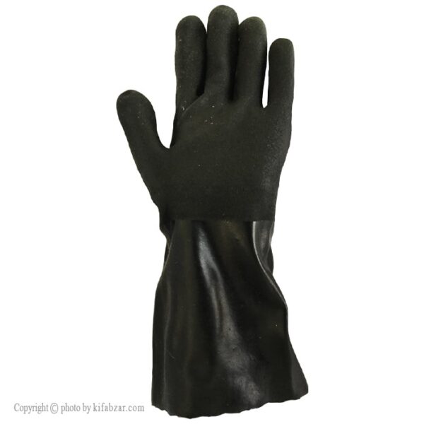 دستکش ایمنی ضد اسید شیلد مدل P-635 - Image 3
