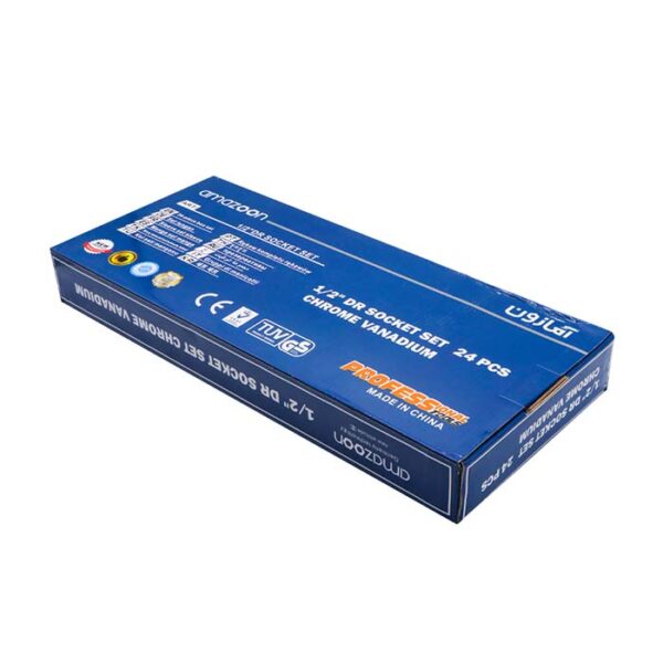 جعبه بکس 1/2 اینچ 24 پارچه هندلی آمازون مدل DR SOCKET SET - Image 4