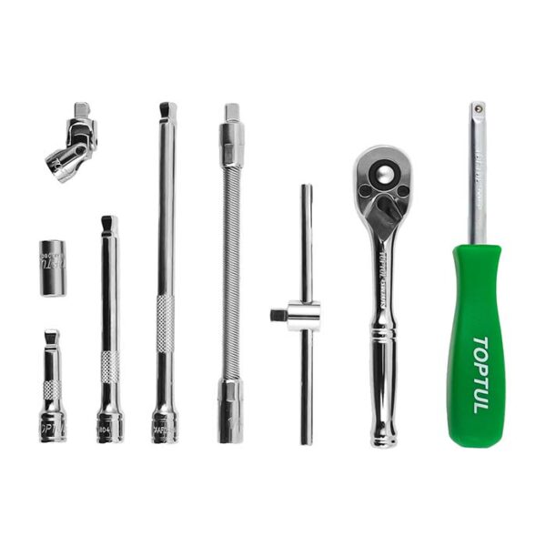 پیچ گوشتی برقی هیوندای+جعبه بکس 1/4 اینچ 6 پر تاپ تول+کیف ابزار زارا - Image 4