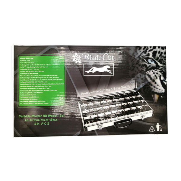 ست تیغ اورفرز شفت 6 میلیمتر 50 عددی بلیدکات - Image 7