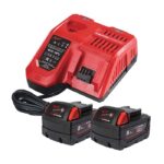 کیت باتری و شارژر 18 ولت میلواکی مدل M18NRG 502 - Image 5