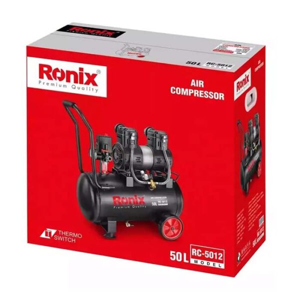 کمپرسور باد سایلنت 50 لیتری رونیکس مدل RC 5012 - Image 10