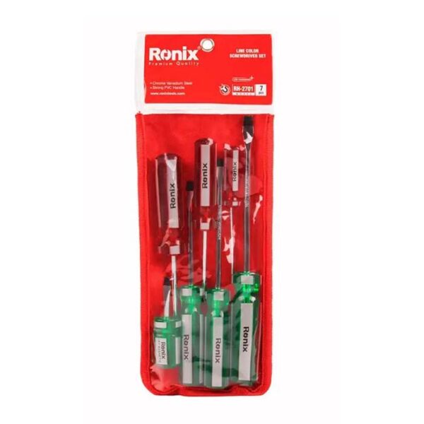 مجموعه 7 عددی پیچ گوشتی رونیکس مدل RH 2701 - Image 4