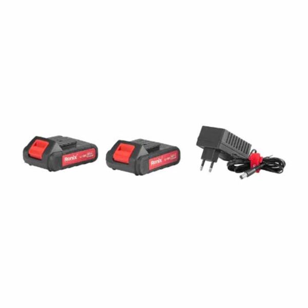 مجموعه دریل شارژی 18 ولت 53 عددی رونیکس مدل RS-8019 - Image 2
