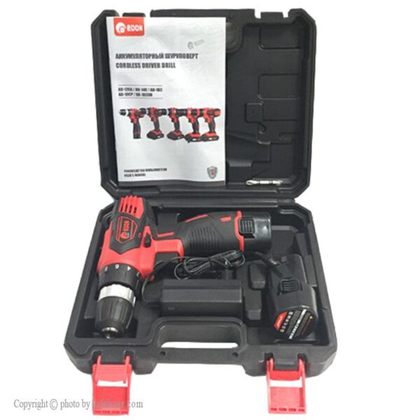 دریل پیچ گوشتی شارژی ادون دو سرعته مدل AD-12CA - Image 5